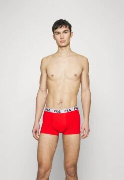 Fila MAN BOXER 3 PACK - Panties - White/red/navy