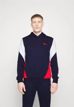 Fila JANNIK - Sweatshirt - Navy/red