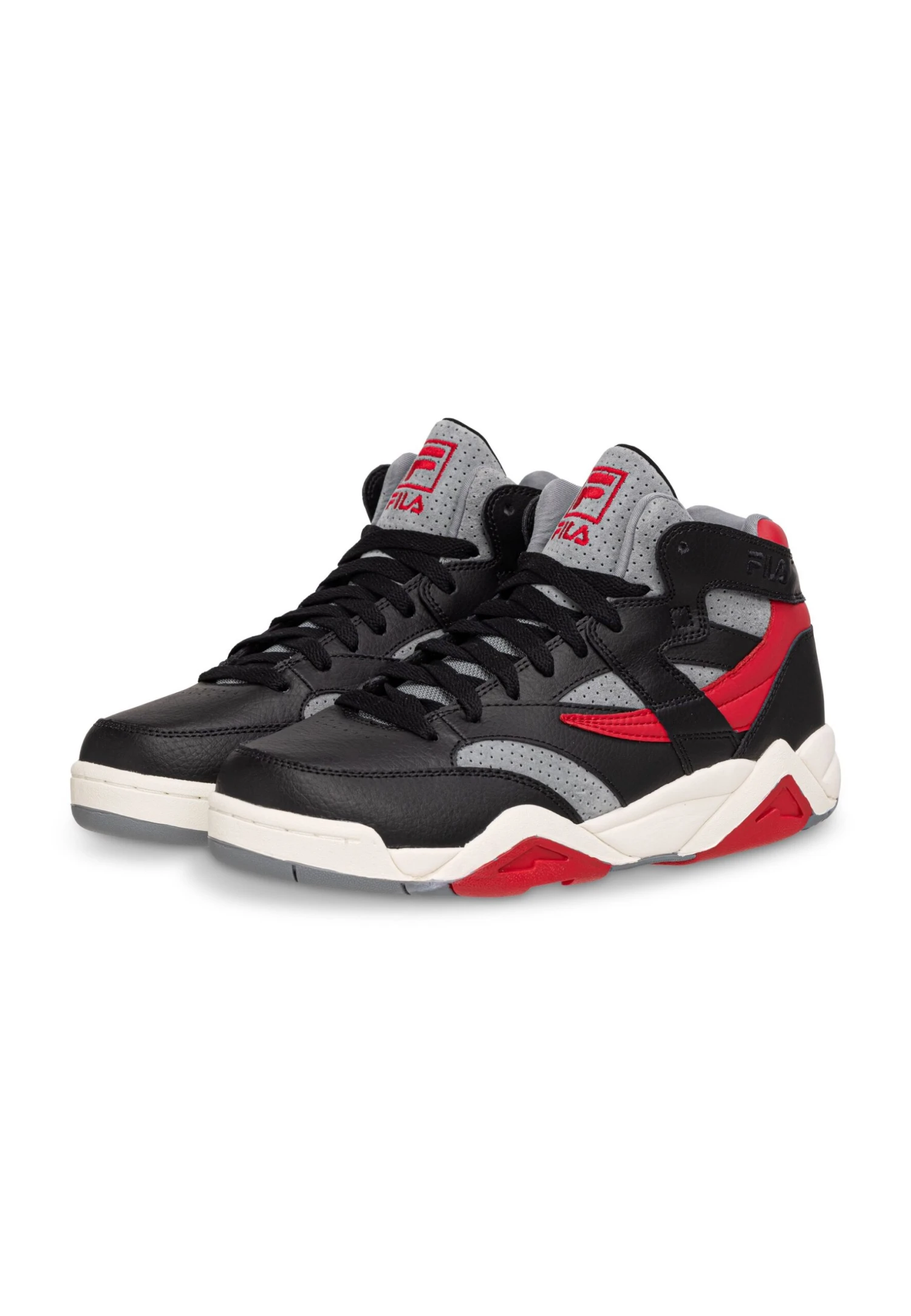 FOOTWEAR M-SQUAD S - High-top Trainers - Black/fila Red 4 FOOTWEAR M-SQUAD S - High-top Trainers - Black/fila Red – Bild 2