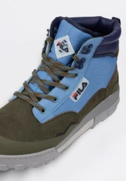 Fila FOOTWEAR GRUNGE II O MID - Schnürstiefelette - Loden Green Adriatic Blue -Fila Verkaufe cf3a2561a873410caf98fd0c7daf9f84