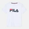 Fila LOGO KIDS UNISEX - Sport T-shirt - White