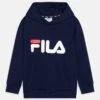 Fila BAJONE CLASSIC LOGO HOODY UNISEX - Sweatshirt - Medieval Blue