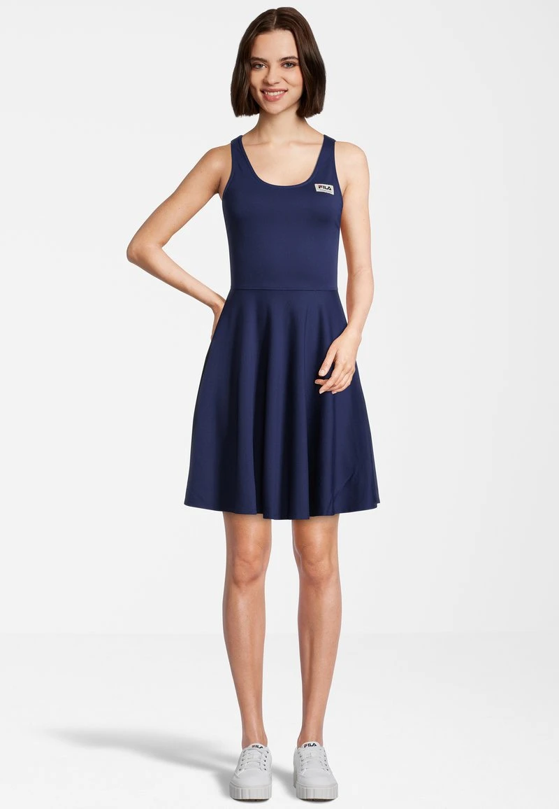 Fila TELDAU SKATER - Jerseykleid - Medieval Blue 4 Fila TELDAU SKATER - Jerseykleid - Medieval Blue – Bild 2