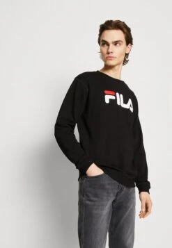 Fila BARBIAN CREW UNISEX - Sweatshirt - Black -Fila Verkaufe dcf0430685e7490ea78e620a9fce3ee4