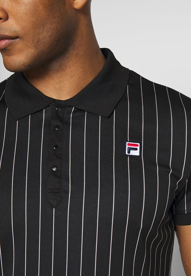 Fila STRIPES - Poloshirt - Black/white 8 Fila STRIPES - Poloshirt - Black/white – Bild 6