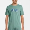 Fila APPAREL BLUNK REGULAR GRAPHIC TEE - T-Shirt Print - Beryl Green