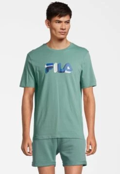 Fila APPAREL BLUNK REGULAR GRAPHIC TEE - T-Shirt Print - Beryl Green