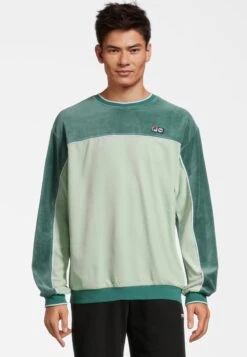 Fila APPAREL ZUDAR CREW - Sweatshirt - Blue Spruce Silt Green -Fila Verkaufe df0fadef91b74d4b94311e8121127b2f 1