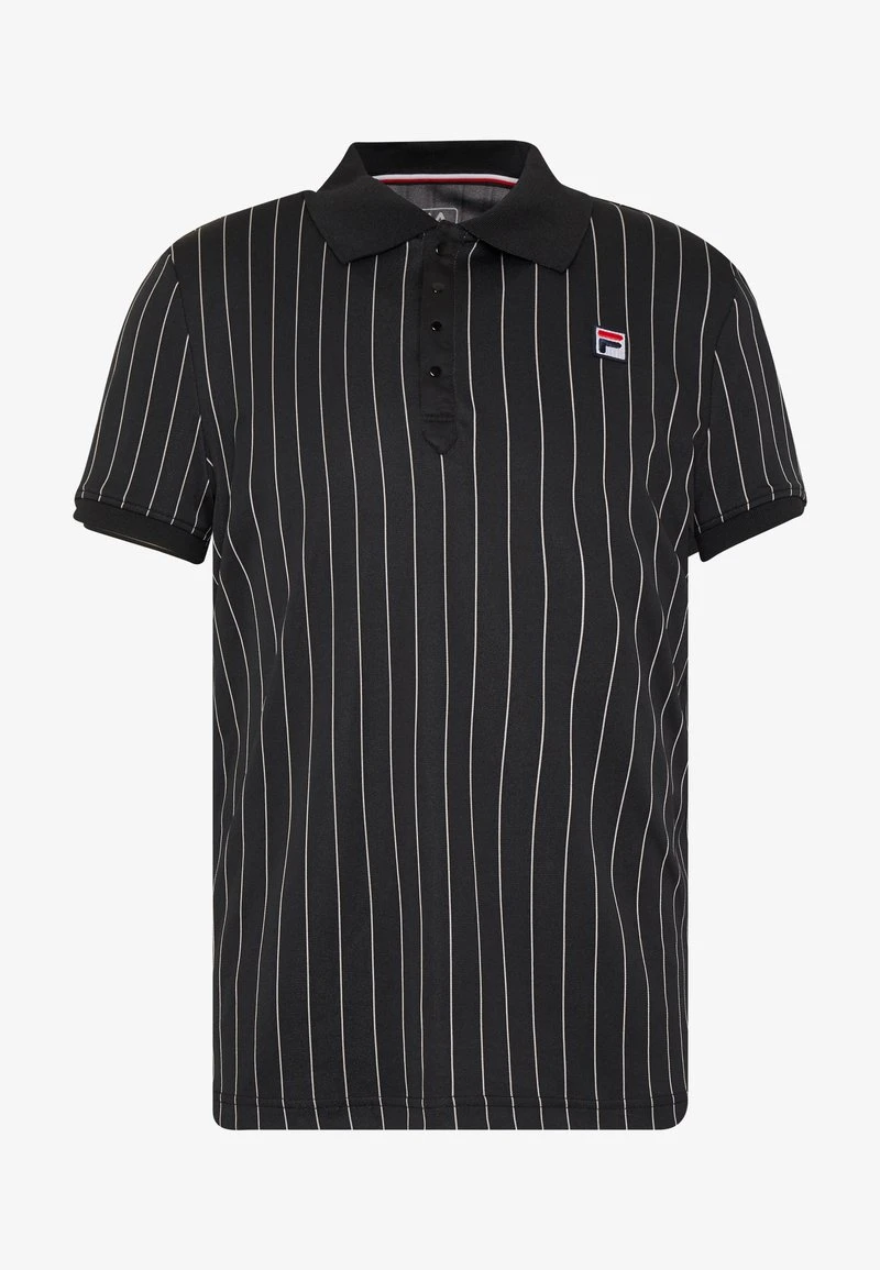 Fila STRIPES - Poloshirt - Black/white 7 Fila STRIPES - Poloshirt - Black/white – Bild 5