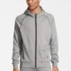 Fila LAGE SLIM - Sweatjacke - Light Grey Melange -Fila Verkaufe e15bd0a258c34a868c74565c19cda84b