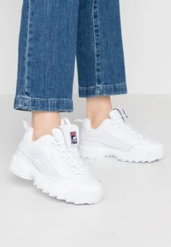 Fila DISRUPTOR PATCHES - Sneaker Low - White