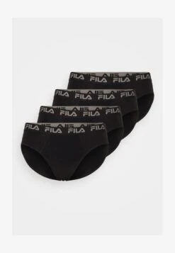 Fila MAN BRIEF 4 PACK - Slip - Black -Fila Verkaufe e4c088823a664140ab48ab62d1ede58f