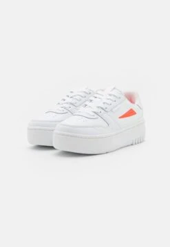 Fila FXVENTUNO PLATFORM WMN - Sneaker Low - White/fiery Coral -Fila Verkaufe e4d6814f5f2f4ddba609c1b832dc8cab
