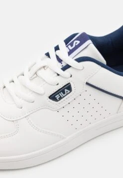 Fila C. COURT UNISEX - Sneaker Low - White/medieval Blue -Fila Verkaufe e4da775f2fe14169816c71c78d3b2349