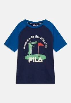 Fila TESCHENDORF TEE UNISEX - T-Shirt Print - Medieval Blue/lapis Blue -Fila Verkaufe e66bc299fbd142a485ef52fd2e83a47d 1