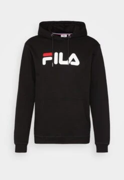Fila BARUMINI HOODY UNISEX - Sweatshirt - Black -Fila Verkaufe ea64cab9a6b949f7a78e774b340fc41b