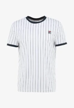 Fila STRIPES - T-Shirt Print - White/peacoat Blue -Fila Verkaufe ea9d72e3a1d548cf99b31753d27c3c5e