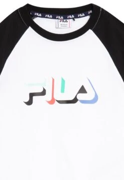 Fila T-Shirt Print - Bright White/black Beauty -Fila Verkaufe eaf12564090944108fc39fe198de9aa0