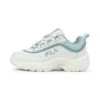 Fila STRADA LOGO - Sneaker Low - White/blue Glow/marshmallow
