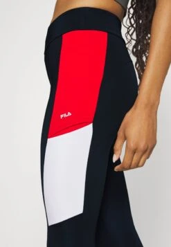 Fila LEGGINGS ELLIE - Tights - Peacoat Blue/red/white -Fila Verkaufe f4767304787144fcafe67f21ffd98877