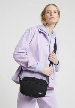 Fila SHOULDER BAG NEW TWIST - Umhängetasche - Black -Fila Verkaufe f4a17be6a7464ce980bdbb70bbdaa3a1