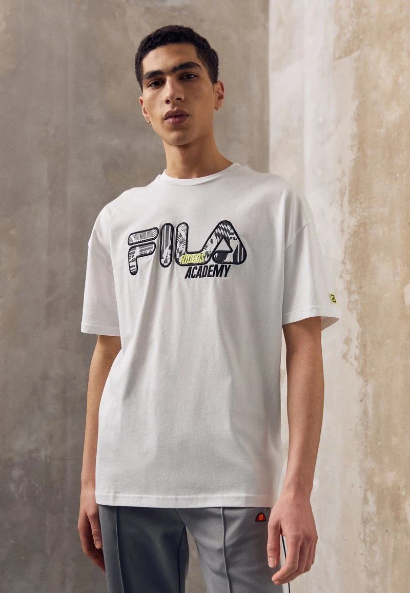 Fila VR46 OVERSIZED TEE - T-Shirt Print - Bright White 3 Fila VR46 OVERSIZED TEE - T-Shirt Print - Bright White