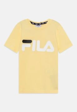 Fila BAIA MARE CLASSIC LOGO TEE UNISEX - T-Shirt Print - Pale Banana