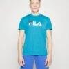 Fila LOGO - Sport T-shirt - Hawaiian Ocean