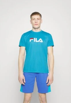 Fila LOGO - Sport T-shirt - Hawaiian Ocean