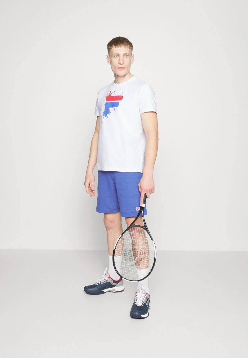 Fila NEVIO - T-Shirt Print - White/red 4 Fila NEVIO - T-Shirt Print - White/red – Bild 2