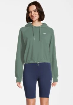 Fila BAALBERGE CROPPED - Kapuzenpullover - Silt Green